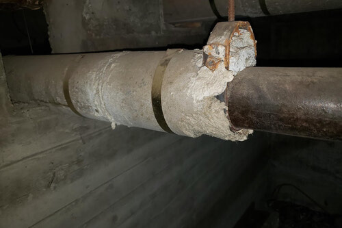 Asbestos Straight Run Pipe Insulation 